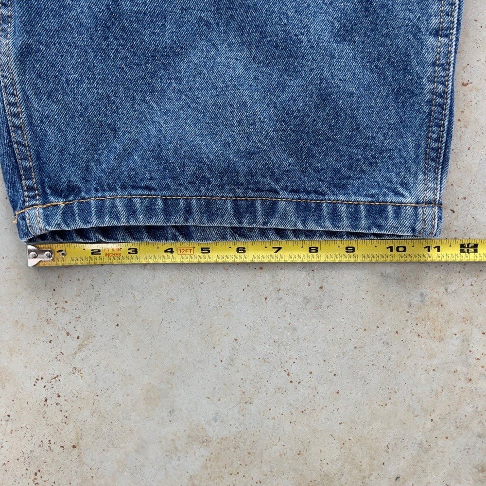 Blue Mountain Carpenter Denim Shorts Mens 36 Blue Workwear Utility Jorts - Picture 6 of 7